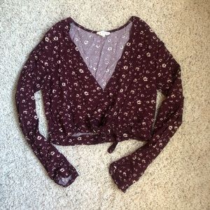 Maroon floral crop